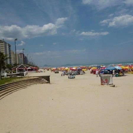 Praia Grande Apto 1 Quadra Do Mar מראה חיצוני תמונה